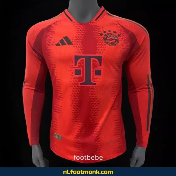 Bayern Munich Thuisshirt 2024-2025 Lange Mouwen – Officieel Voetbalshirt voor Heren – Origineel Voetbaltenue – Bestel Nu Online