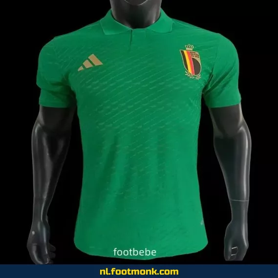 Belgisch Voetbalshirt 2025 - Polo Groen - Officieel Thuistenue - Heren & Dames - Personaliseerbaar - Fanwear