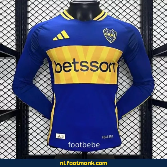 Boca Juniors Thuisshirt 2024-2025 Lange Mouw – Officieel Voetbalshirt | Origineel, Fanwear, Aanbieding
