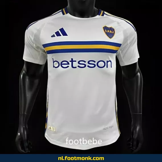 Boca Juniors Uit Thuisshirt 2024-2025 - Wit Voetbalshirt | Officieel | Heren & Dames | Fanwear | Aanbieding