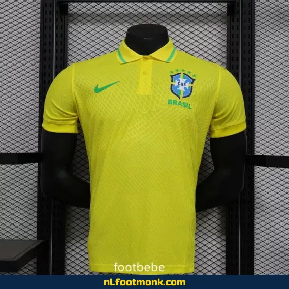 Brazilië 2024-2025 Thuisshirt Geel – Officieel Voetbalshirt | Voetbalshirts Dames/Heren | Fanwear Aanbieding