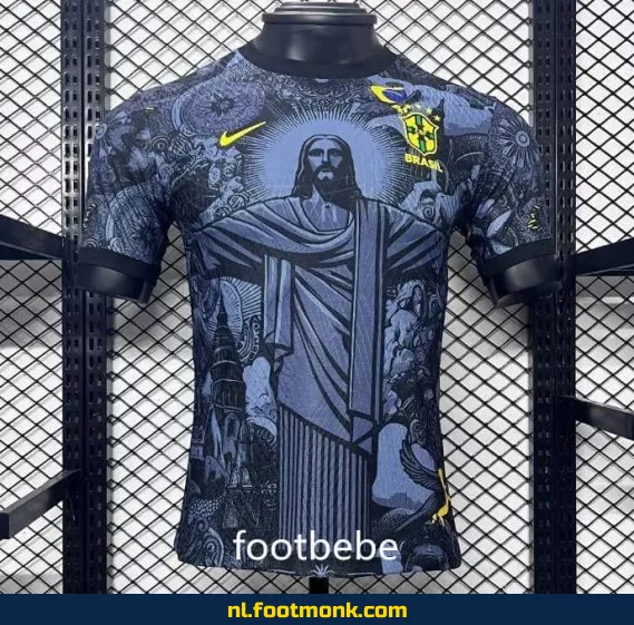 Origineel Braziliaans Keepersshirt 2024-2025 - Voetbalshirt Dames/Heren - Customiseerbaar - Officieel Concept - Snelle Levering