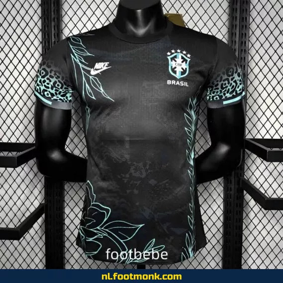 Brazilië Pelé Special Edition Voetbalshirt 2024-2025 - Zwart | Officieel Voetbalshirt | Fanwear | Aanbieding