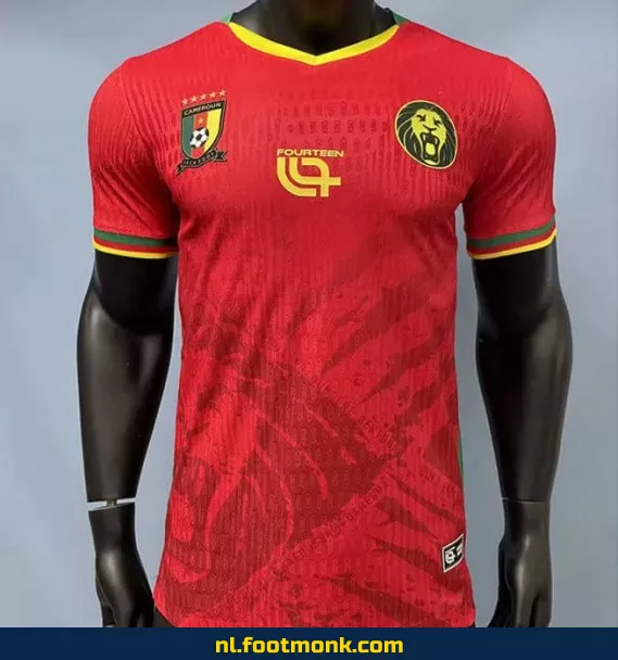 Officieel Cameroons Voetbalshirt 2025-2026 Uit Thuisshirt - Koop Nu | Authentiek & Bedrukbaar