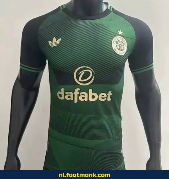 Celtic Retro Voetbalshirt 2025-2026 - Officieel Thuistenue - Groen Vintage Design