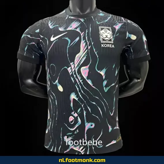 Zuid-Korea 2024 Uit Thuisshirt Voetbalshirt - Zwart | Officieel Voetbalshirt | Voetbalshirt Dames/Heren/Kinderen | Custom Voetbalshirt | Fanwear | Aanbieding