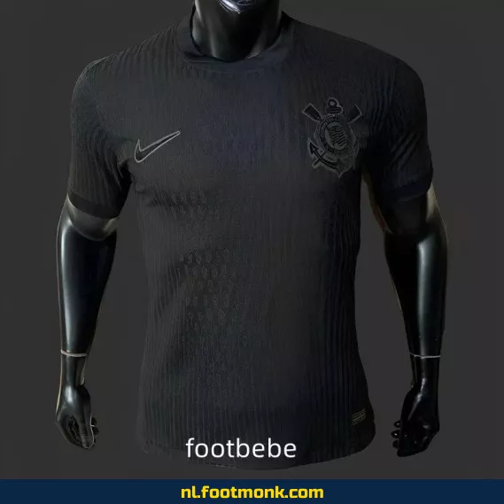 Corinthians Uit Thuisshirt 2024-2025 - Zwart Voetbalshirt | Officieel | Fanwear | Heren & Dames