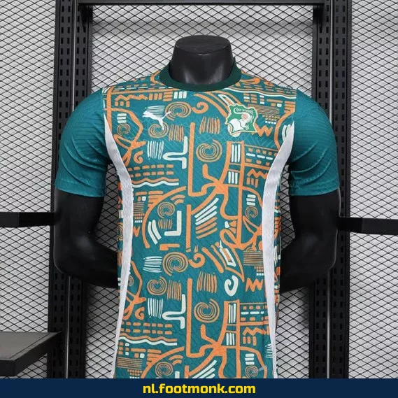Ivoorkust 2024-2025 Trainingsshirt Voetbalshirt – Officieel, Personaliseerbaar | Fanwear Aanbieding