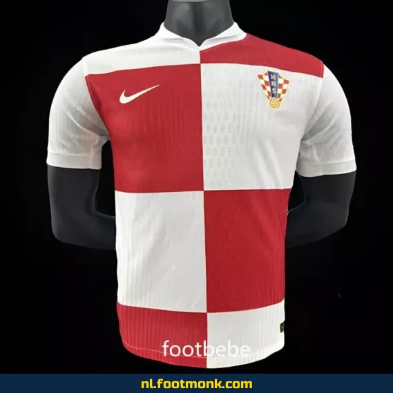 Origineel Voetbalshirt Kroatië 2024 Thuistenue – Officieel Voetbalshirt Dames/Heren/Kinderen – Personaliseerbaar Voetbalshirt