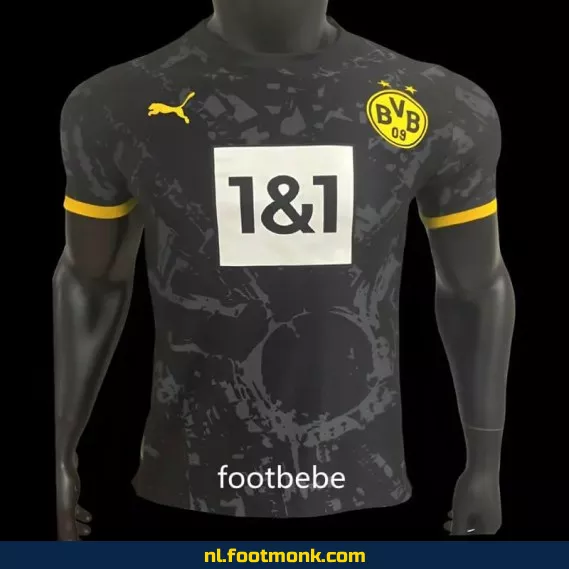 Voetbalshirt Dortmund 2023/2024 Exterieur Zwart – Officieel, Origineel & Bedrukbaar Voetbalshirt Kopen