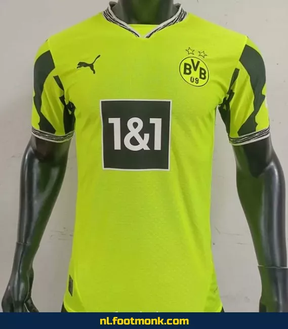 Borussia Dortmund Thuisshirt 2025-2026 – Fluo Groen Voetbalshirt – Officieel Voetbaltenue – Heren, Dames, Kinderen – Fanwear Aanbieding
