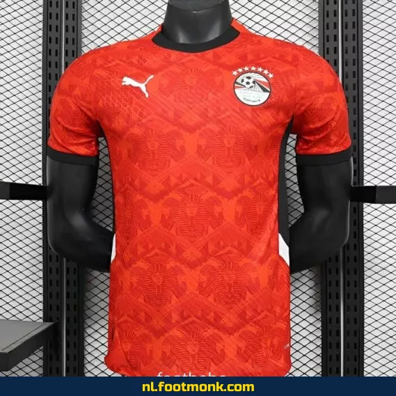 Egypte Thuisshirt 2024-2025 – Rood Voetbalshirt | Officieel Fanwear | Bestel Online