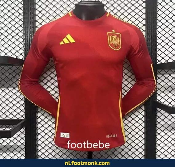 Origineel Spaans voetbalshirt 2024 thuis - lange mouwen - koop nu