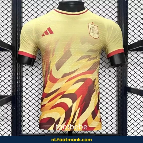 Speciaal editie geel Spaans voetbalshirt 2024 - Officieel voetbaltenue
