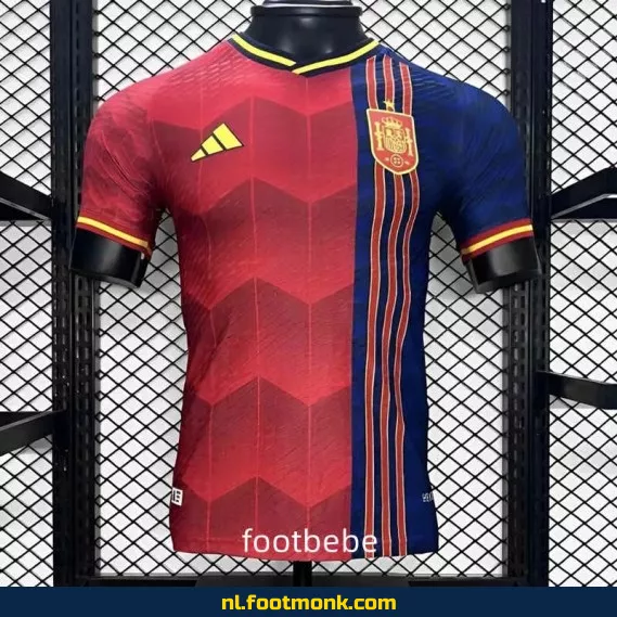 Speciale editie rood Spaans voetbalshirt 2024 - Officieel matchshirt