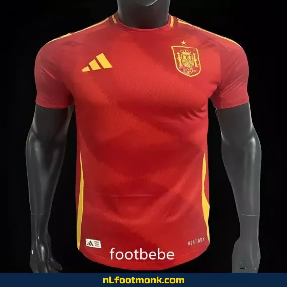 Spanje Thuisshirt Euro 2024 - Officieel Voetbalshirt Rood | Voetbalshirts 2024 Kopen