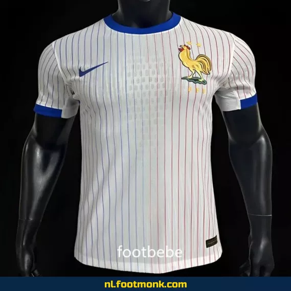 Frankrijk Euro 2024 Uit Thuisshirt Wit - Officieel Voetbalshirt | Voetbalshirts Dames/Heren | Origineel Voetbalshirt Kopen