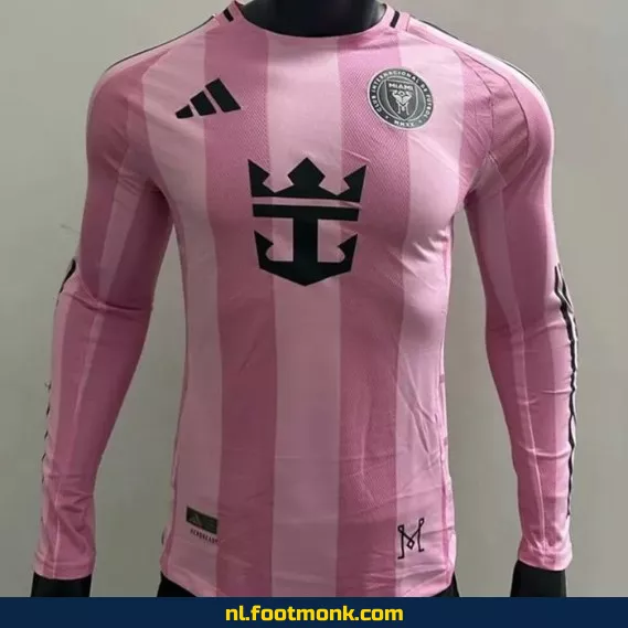 Inter Miami 2025-2026 Thuisshirt Lange Mouwen – Officieel Voetbalshirt | Koop Nu