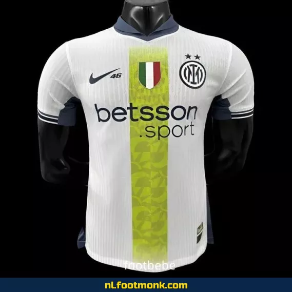 Inter Milan Thuisshirt 2024-2025 Valentino Rossi – Officieel Voetbalshirt voor Dames & Heren – Personaliseerbaar – Exclusieve Aanbieding