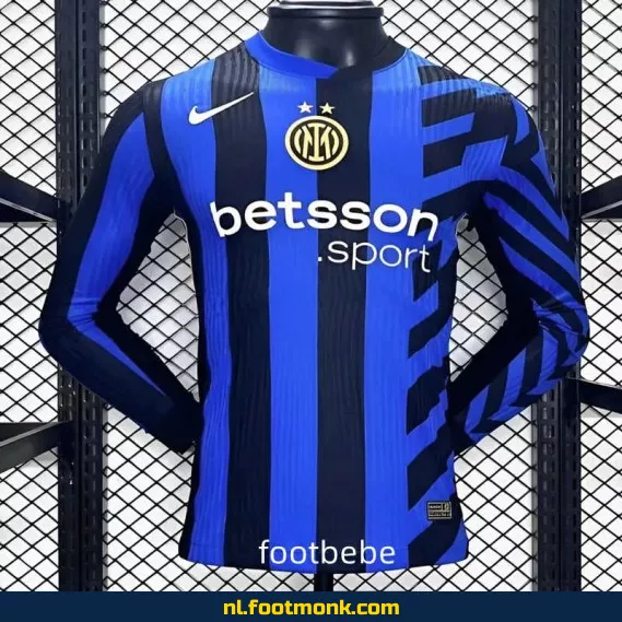 Inter Milan Thuisshirt 2024-2025 Lange Mouwen – Officieel Voetbalshirt | Koop Nu Online