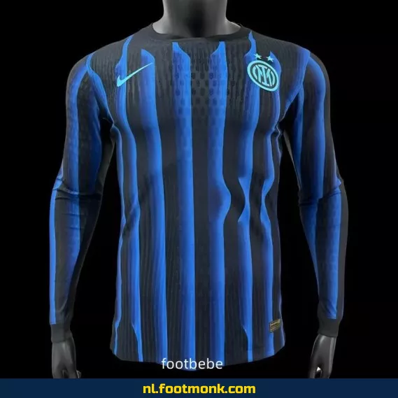 Inter Milan Thuisshirt 2025-2026 Lange Mouwen – Officieel Voetbalshirt | Koop Nu