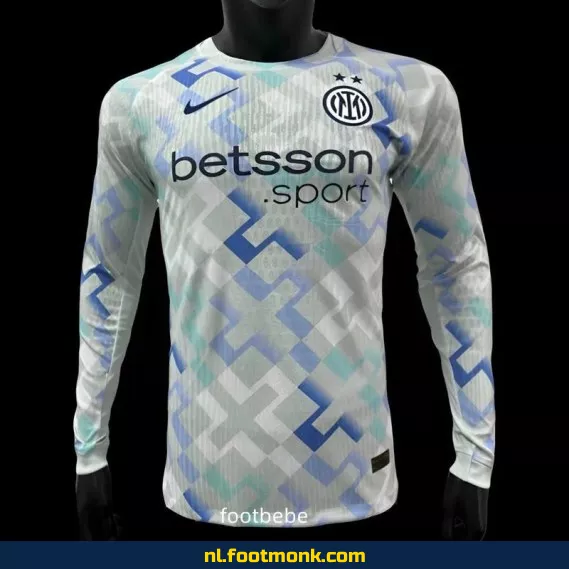 Inter Milan Uit Thuisshirt 2025-2026 – Lange Mouwen – Officieel Voetbalshirt – Koop Nu