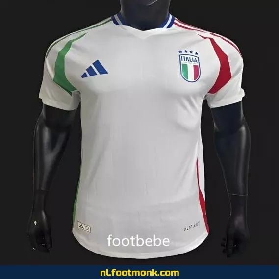 Wit Italië Euro 2024 Voetbalshirt – Officieel Thuistenue | Fanwear voor Dames & Heren