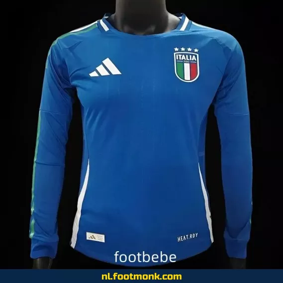 Italië Euro 2024 Thuisshirt Lange Mouwen – Officieel Voetbalshirt