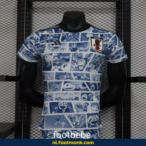 Officieel Japan Voetbalshirt 2023-2024 – Speciale Doraémon Editie | Voetbalshirts voor Dames & Heren | Origineel en Personaliseerbaar