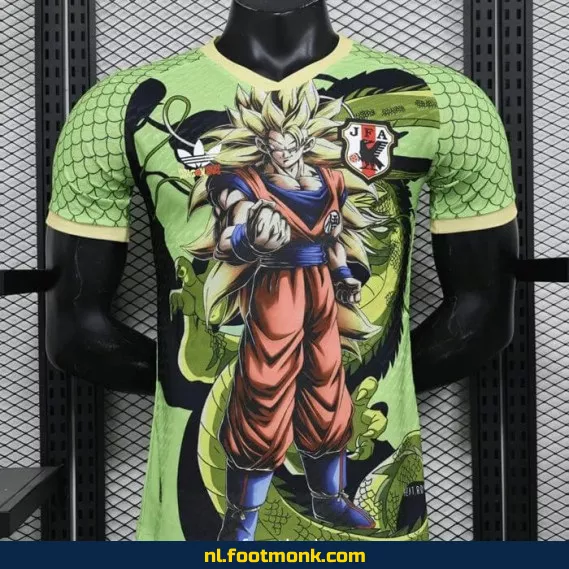Japans Voetbalshirt 2024-2025 Dragon Ball Groen – Officieel, Custom, Fanwear