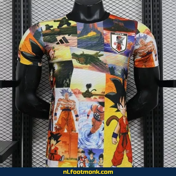 Voetbalshirt Japan 2024 2025 - Dragon Ball Fanwear - Originele & Goedkope Voetbalshirts Online Kopen