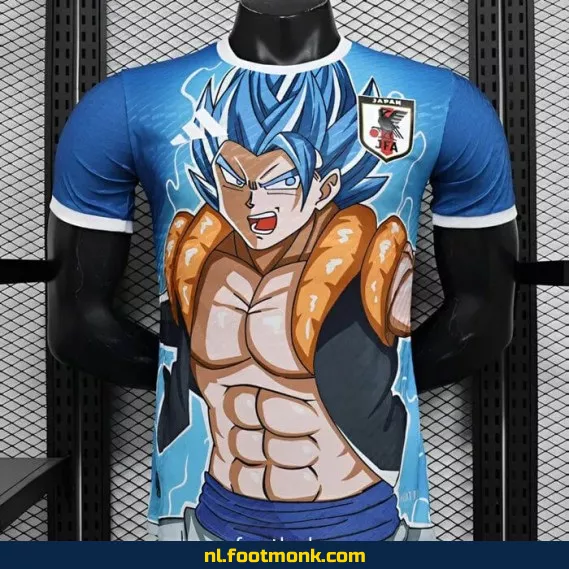 Japan 2024-2025 Thuistenue Gogeta Blauw – Officieel Voetbalshirt | Origineel, Personaliseerbaar & Aanbieding