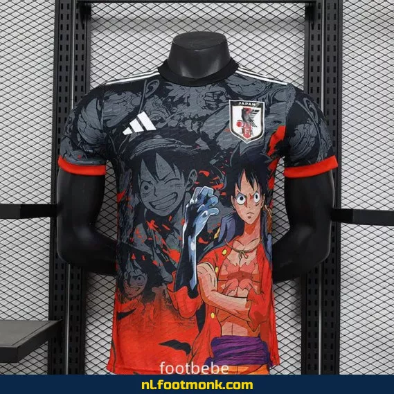 Officieel Japan Voetbalshirt 2024-2025 – Monkey D. Luffy – Voetbalshirt Dames/Heren – Exclusieve Fanwear – Aanbieding