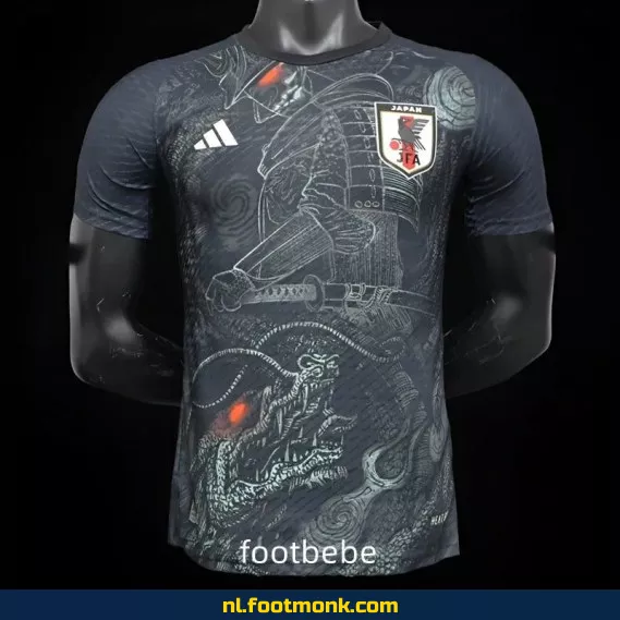 Japan 2024 Dragon en Samoerai Zwart Voetbalshirt - Officieel Wedstrijdshirt | Koop Nu Online