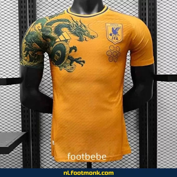Japan 2024 Geel Draken Voetbalshirt – Officieel Voetbaltenue | Customizen | Aanbieding