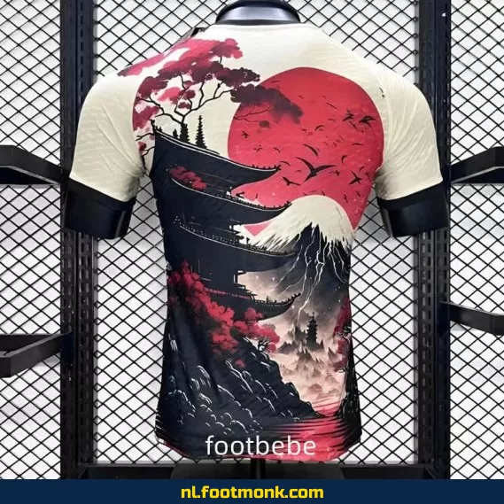 Japans Voetbalshirt 2024 – Authentiek Sanctuaire Design | Voetbalshirt Dames/Heren/Kinderen | Personaliseerbaar