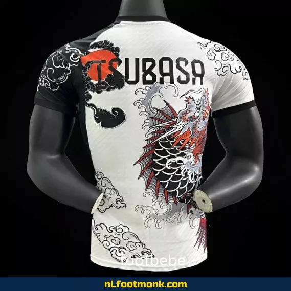 Japans Voetbalshirt 2024 - Witte Samoeraï Zwaard - Officieel Voetbaltenue - Personaliseerbaar
