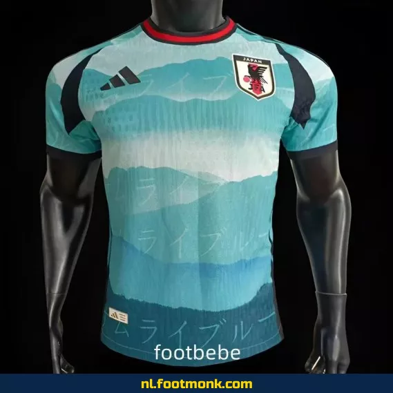 Japans Voetbalshirt 2024 met Bergzicht – Officieel Wedstrijdtenue | Voetbalshirt Dames/Heren/Kinderen | Personaliseerbaar | Aanbieding