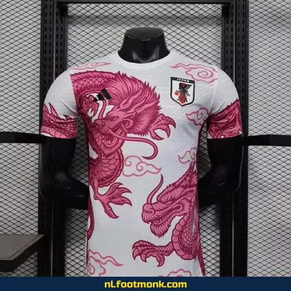 Japans Voetbalshirt 2025-2026 – Rode Dragon Match Shirt | Officieel Voetbaltenue | Heren & Dames | Personaliseerbaar