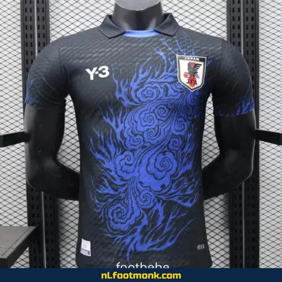Japan Y3 Voetbalshirt 2024-2025 - Blauw Zwart - Officieel Wedstrijdshirt | Koop Origineel Online
