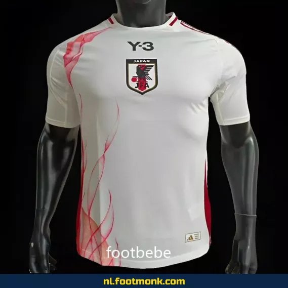 Japan 2024 Uit Thuisshirt Y3 - Wit Voetbalshirt | Officieel Voetbaltenue | Customiseerbaar | Dames & Heren