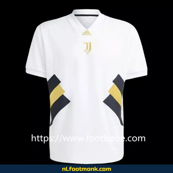 Juventus 2023 Icons Remake Wit Voetbalshirt – Officieel Replica – Heren & Dames – Fanwear Aanbieding