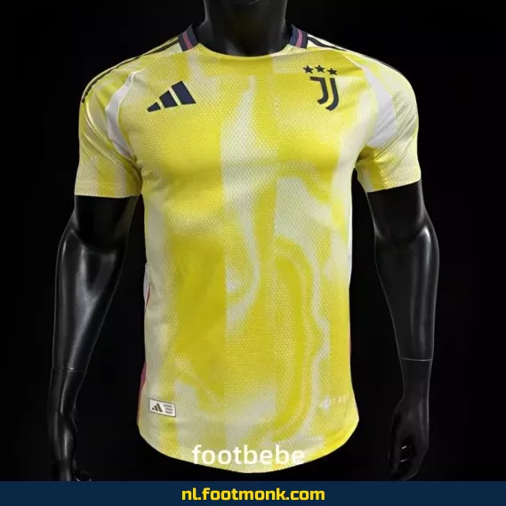 Juventus Uit Shirt 2024-2025 – Geel Voetbalshirt | Officieel Voetbaltenue | Heren & Dames | Koop Nu