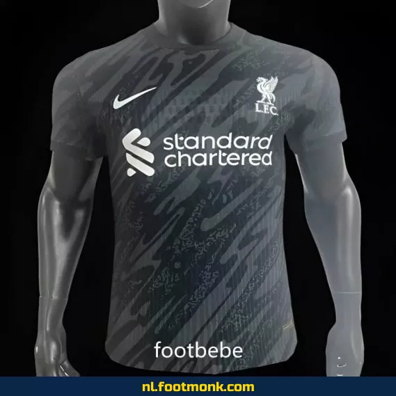 Liverpool FC 2024-2025 Zwart Keepersshirt – Officieel Voetbalshirt voor Keepers – Koop Nu Online