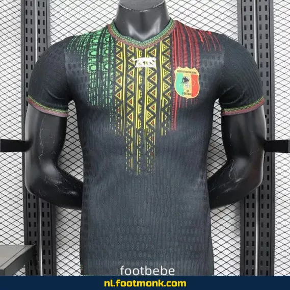 Officieel Mali Thuisshirt 2024-2025 - Zwart Voetbalshirt | Fanwear, Bedrukbaar & Origineel