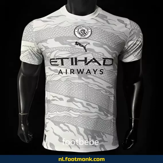 Manchester City Voetbalshirt 2024-2025 – Het Jaar van de Witte Draak – Officieel Wedstrijdshirt