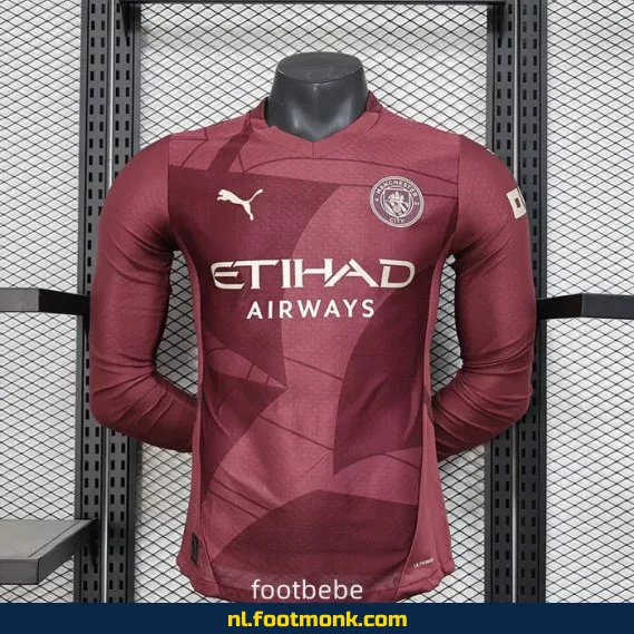Manchester City Derde Tenue 2024-2025 Lange Mouwen – Officieel Voetbalshirt | Koop Nu