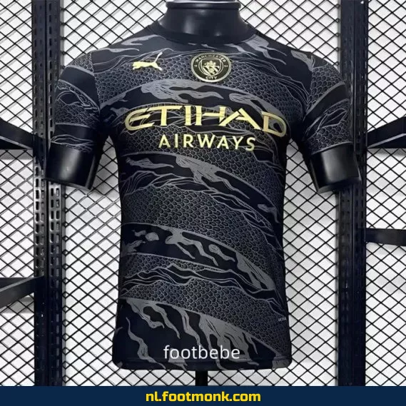 Manchester City Voetbalshirt 2024-2025 Dragon Noir - Officieel Thuistenue | Voetbalshirts Dames & Heren | Originele Clubshirts | Personaliseerbaar