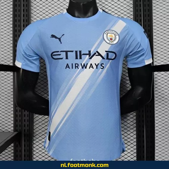 Manchester City Thuisshirt 2025-2026 | Officieel Voetbalshirt | Dames & Heren | Origineel Voetbalshirt met Bedrukking | Koop Nu Online