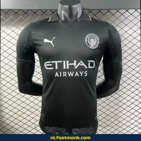 Manchester City Voetbalshirt 2025-2026 Zwart – Officieel Thuistenue – Voetbalshirts voor Heren, Dames & Kinderen – Bestel Nu Online